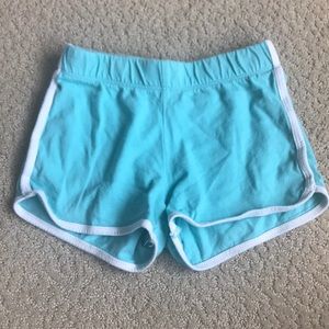 Greenish blue cotton shorts, Size S 5/6